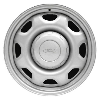 Factory Steel® - 8-Slot Silver 17x7.5 Steel Factory Wheel