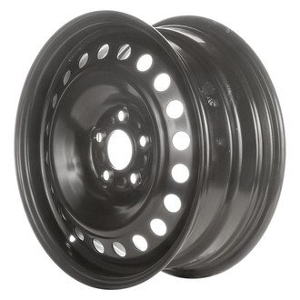 Factory Steel® - 20-Hole Black 16x6.5 Steel Factory Wheel