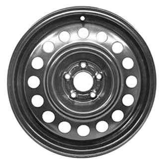 Factory Steel® - 16-Hole Black 17x4.5 Steel Factory Wheel