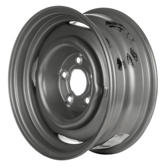 Factory Steel® - 4-Slot Argent Silver 15x6 Steel Factory Wheel