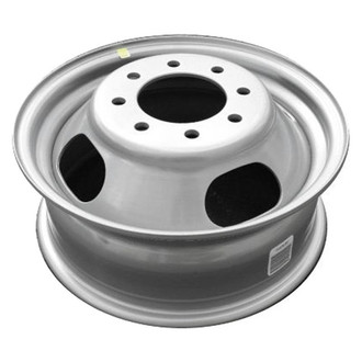 Factory Steel® - 4-Slot Silver 16x6.5 Steel Factory Wheel