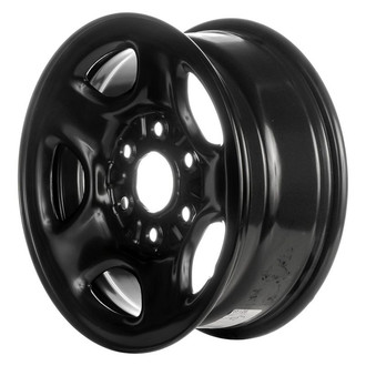 Factory Steel® - 5-Spoke Black 16x6.5 Steel Factory Wheel