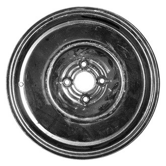 Factory Steel® - Black 15x4 Steel Factory Wheel