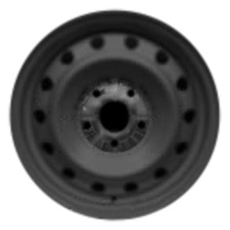 Factory Steel® - 18-Hole Black 15x4 Steel Factory Wheel