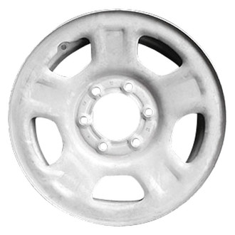 Factory Steel® - 5-Slot Silver 16x6 Steel Factory Wheel