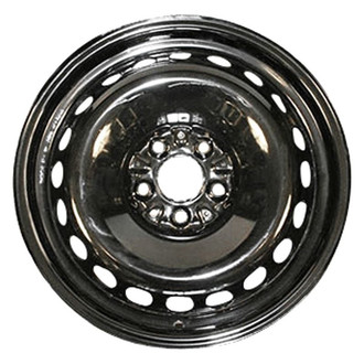 Factory Steel® - 20-Hole Black 18x8 Steel Factory Wheel