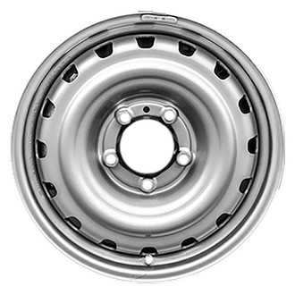 Factory Steel® - 16-Slot Silver 15x5.5 Steel Factory Wheel