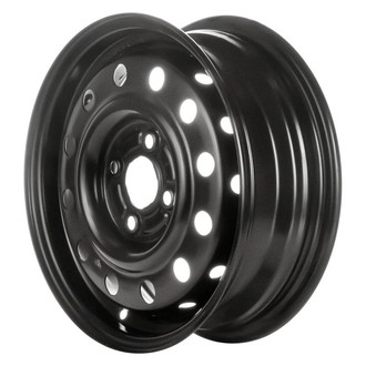 Factory Steel® - 24-Hole Black 14x5 Steel Factory Wheel