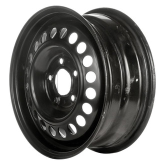 Factory Steel® - 20-Hole Black 15x6 Steel Factory Wheel