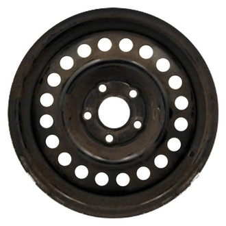 Factory Steel® - 20-Hole Black 14x6 Steel Factory Wheel