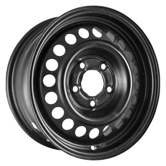 Factory Steel® - 20-Hole Black 15x6 Steel Factory Wheel
