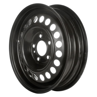 Factory Steel® - 20-Hole Black 15x4 Steel Factory Wheel