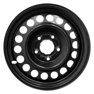 Factory Steel® - 18-Hole Black 16x7.5 Steel Factory Wheel