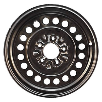 Factory Steel® - 20-Hole Black 15x6 Steel Factory Wheel