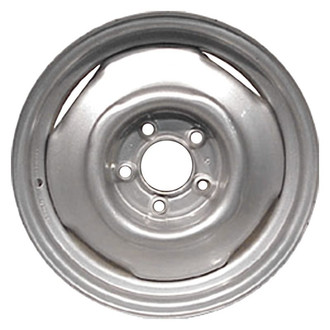Factory Steel® - 4-Slot Silver 15x7 Steel Factory Wheel