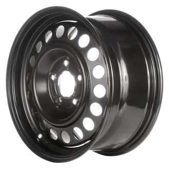 Factory Steel® - 18-Hole Black 16x7.5 Steel Factory Wheel