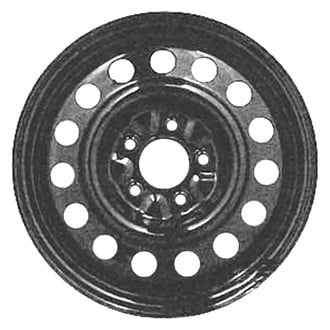 Factory Steel® - 15-Hole Black 16x6.5 Steel Factory Wheel