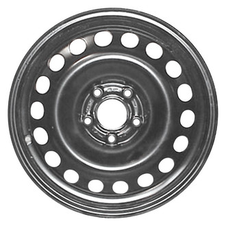 Factory Steel® - 18-Hole Black 16x6.5 Steel Factory Wheel