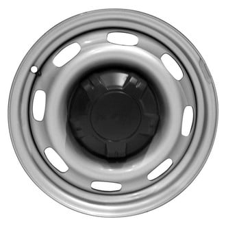 Factory Steel® - 8-Slot Silver 15x6 Steel Factory Wheel