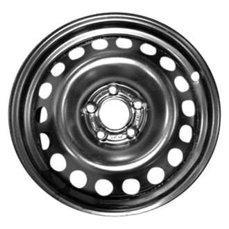 Factory Steel® - 18-Hole Black 16x7 Steel Factory Wheel