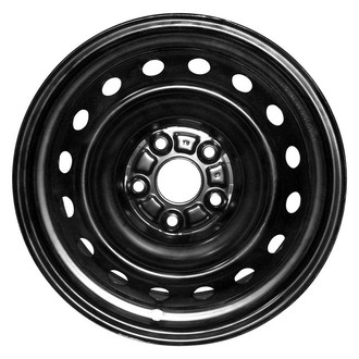 Factory Steel® - 16-Hole Black 16x6.5 Steel Factory Wheel