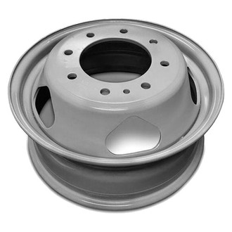 Factory Steel® - 5-Slot Silver 17x6.5 Steel Factory Wheel