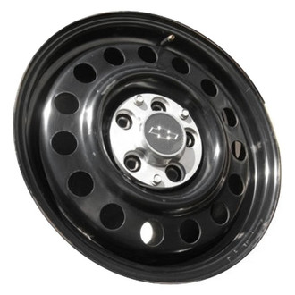 Factory Steel® - 16-Hole Black 17x7.5 Steel Factory Wheel