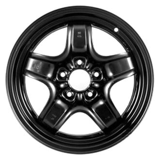 Factory Steel® - 5-Spoke Black 17x7 Steel Factory Wheel