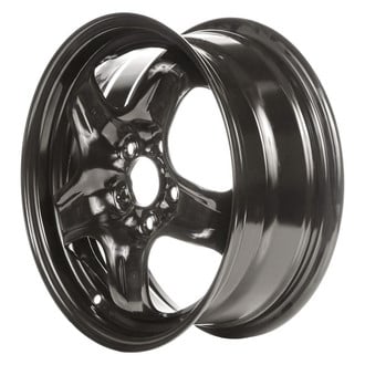 Factory Steel® - 5-Spoke Black 16x6.5 Steel Factory Wheel