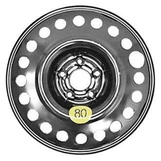 Factory Steel® - 20-Hole Black 16x4 Steel Factory Wheel