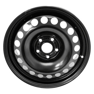 Factory Steel® - 20-Hole Black 16x6.5 Steel Factory Wheel