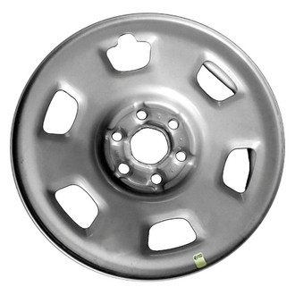 Factory Steel® - 6-Slot Silver 16x7 Steel Factory Wheel