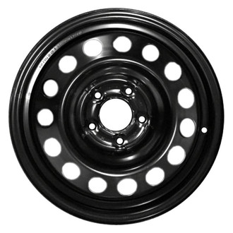 Factory Steel® - 15-Hole Black 16x6.5 Steel Factory Wheel