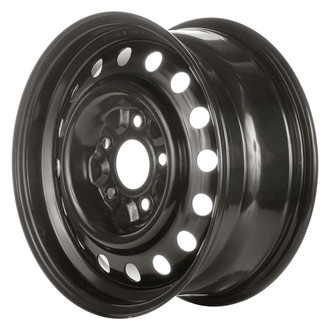 Factory Steel® - 16-Hole Black 16x7 Steel Factory Wheel