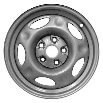 Factory Steel® - 5-Slot Silver 16x7 Steel Factory Wheel