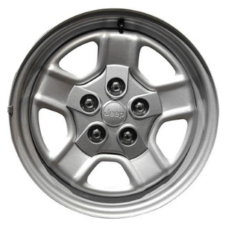 Factory Steel® - 5-Spoke Silver 16x6.5 Steel Factory Wheel