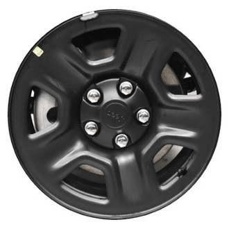 Factory Steel® - 5-Spoke Black 17x7.5 Steel Factory Wheel