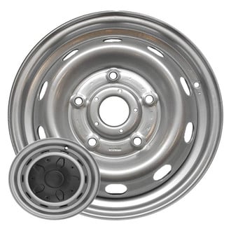 Factory Steel® - 10-Slot Silver 16x6.5 Steel Factory Wheel