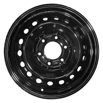 Factory Steel® - 18-Hole Black 17x7.5 Steel Factory Wheel