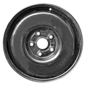 Factory Steel® - Black 15x4 Steel Factory Wheel