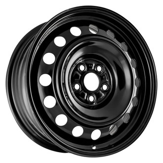 Factory Steel® - 16-Hole Black 16x6 Steel Factory Wheel