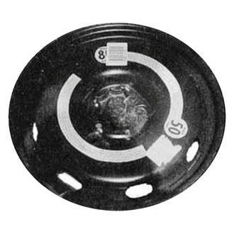 Factory Steel® - 8-Hole Black 18x3.5 Steel Factory Wheel