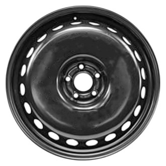 Factory Steel® - 20-Slot Black 19x6 Steel Factory Wheel