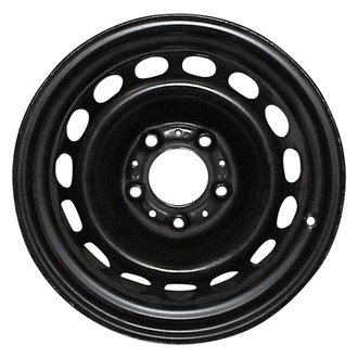 Factory Steel® - 15-Hole Black 15x7 Steel Factory Wheel
