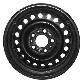 Factory Steel® - 20-Hole Silver 15x7 Steel Factory Wheel