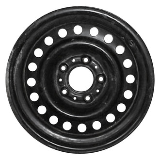 Factory Steel® - 20-Hole Black 15x7 Steel Factory Wheel