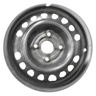 Factory Steel® - 16-Hole Black 13x5.5 Steel Factory Wheel