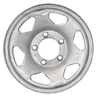Factory Steel® - 6-Slot Silver 15x5.5 Steel Factory Wheel