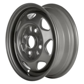 Factory Steel® - 7-Slot Silver 13x4.5 Steel Factory Wheel