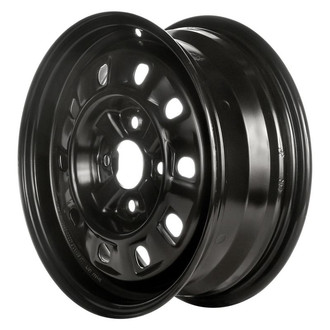Factory Steel® - 10-Hole Black 15x6 Steel Factory Wheel